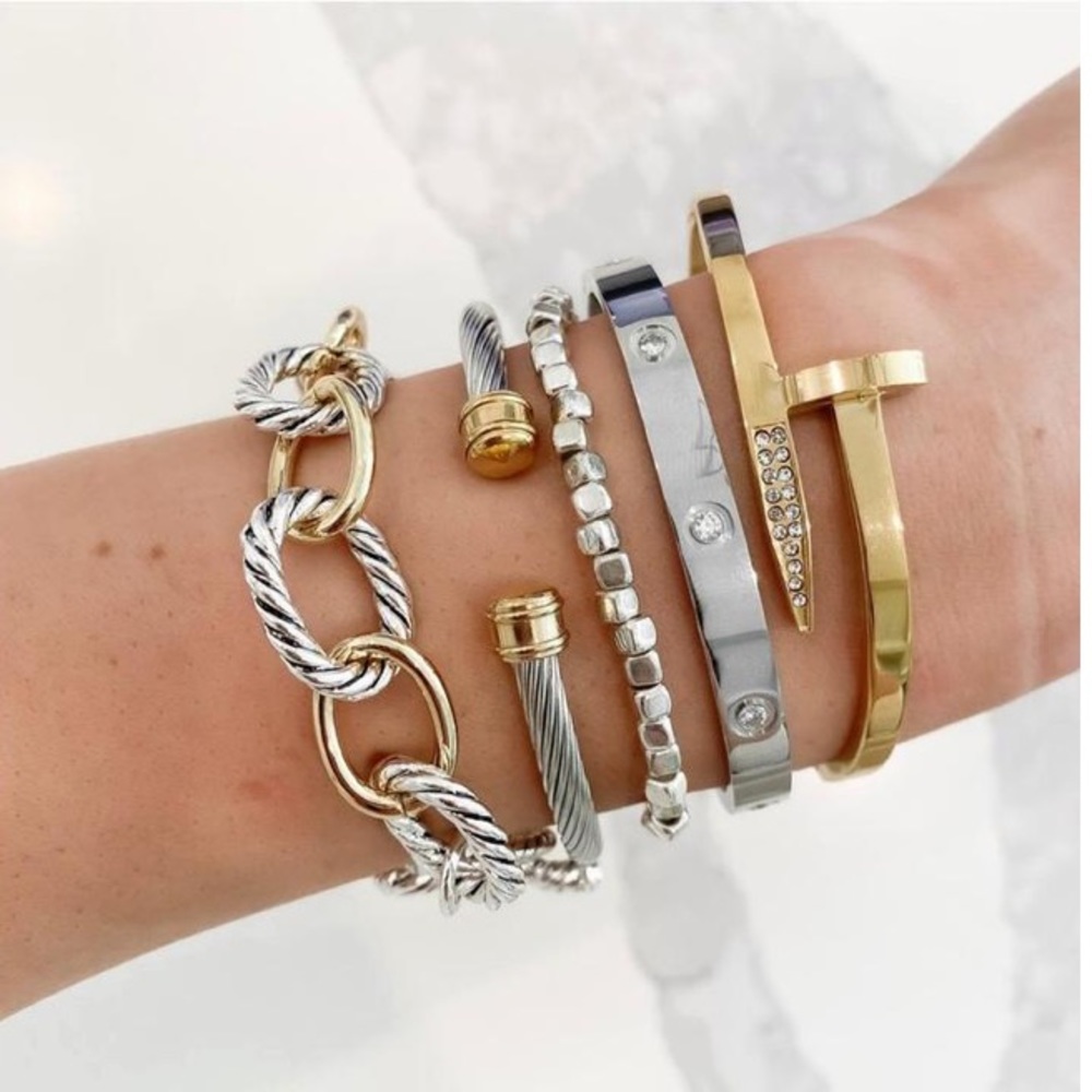 NWT The Styled Collection Tibetan Silver Bracelet